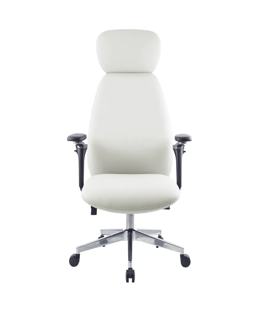 white office chair front​