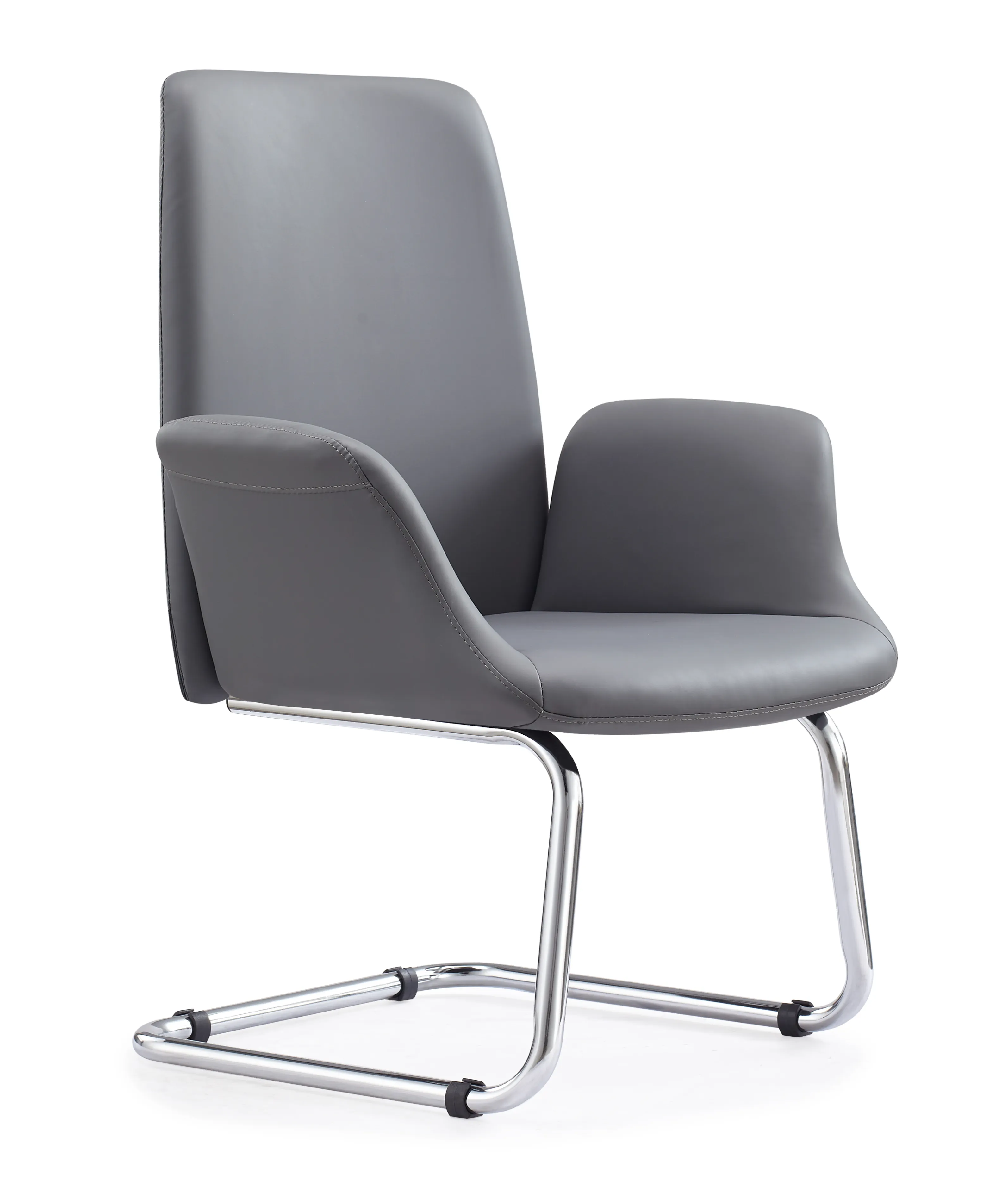 leather office chair no wheels