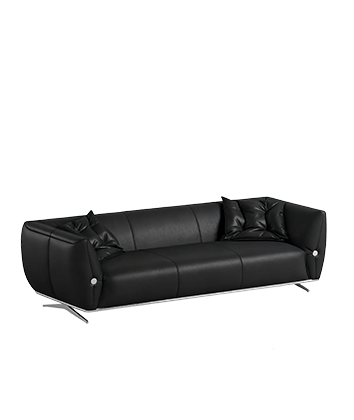Black Office Sofa